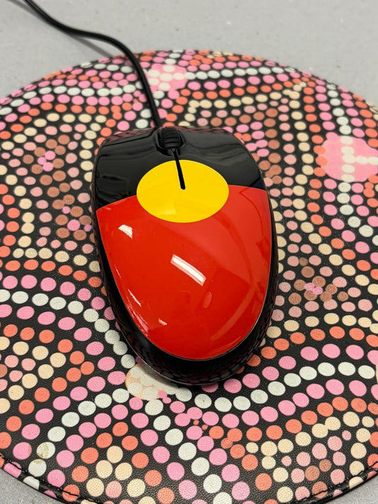 Boundless Aboriginal Flag Computer Mouse