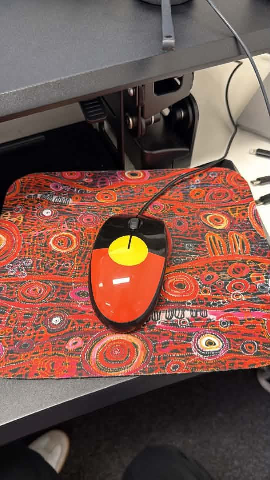 Boundless Aboriginal Flag Computer Mouse